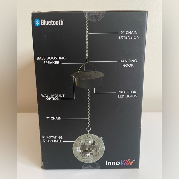 Bluetooth LED Disco Ball Speaker - Picture 3 of 5